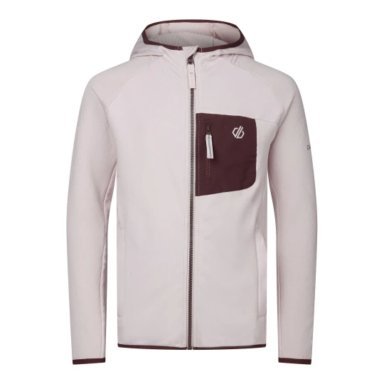 Zdjęcie produktu Dare 2b Bluza dziecięca z kapturem szybkoschnąca Expedition Różowy, Rozmiar: 164 cm