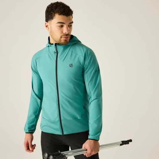 Zdjęcie produktu Dare 2b Bluza męska z kapturem rozsuwana Endurance Strength Stretch Zielony