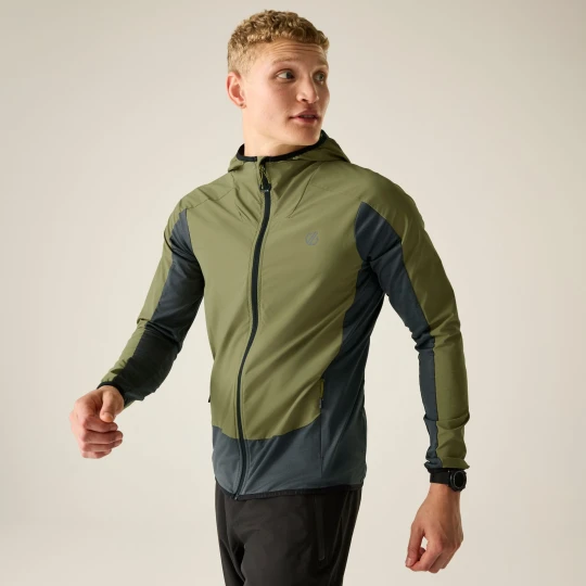 Zdjęcie produktu Dare 2b Bluza męska z kapturem rozsuwana Endurance Strength Stretch Zielony