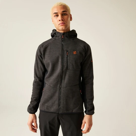 Zdjęcie produktu Dare 2b Bluza męska z kapturem rozsuwana Torrek Mountain Pro Czarny
