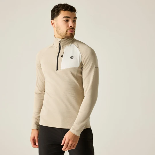 Zdjęcie produktu Dare 2b Bluza męska z suwakiem Venture Overhead Stretch Beżowe