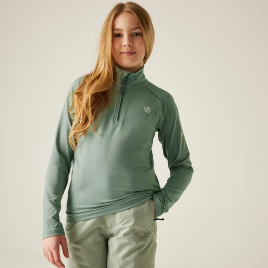 Zdjęcie produktu Dare 2b Bluza narciarska dziecięca Consist II Zielony, Rozmiar: 140 cm
