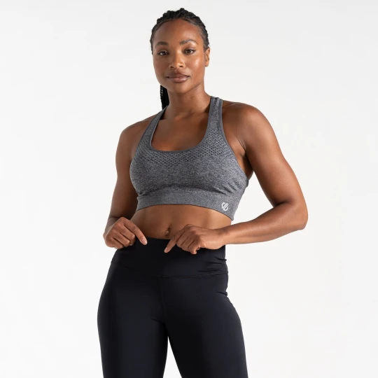 Zdjęcie produktu Dare 2b Biustonosz sportowy damski Dont Sweat It Szary