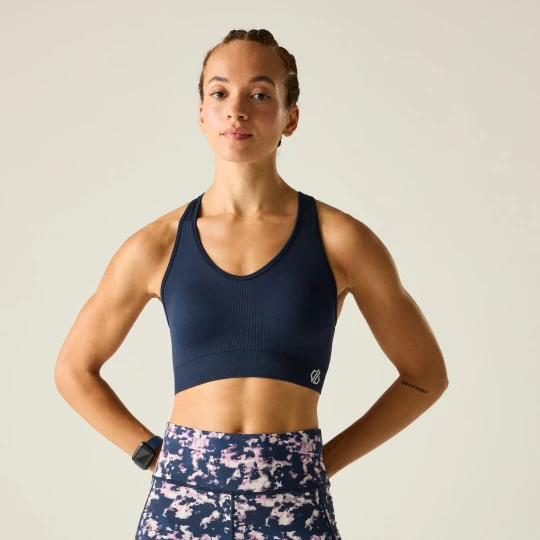 Zdjęcie produktu Dare 2b Biustonosz sportowy damski szybkoschnący React Niebieski