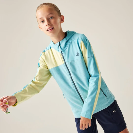 Zdjęcie produktu Dare 2b Bluza dziecięca z kapturem rozsuwana Thriving IV Niebieski, Rozmiar: 164 cm