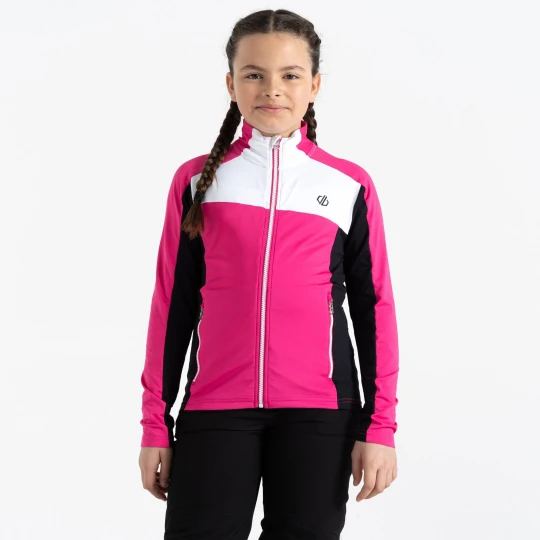 Zdjęcie produktu Dare 2b Bluza dziecięca z suwakiem Emergent Różowy, Rozmiar: 164 cm