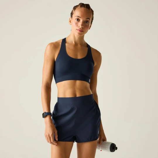 Zdjęcie produktu Dare 2b Biustonosz sportowy damski szybkoschnący Don't Sweat It III Niebieski