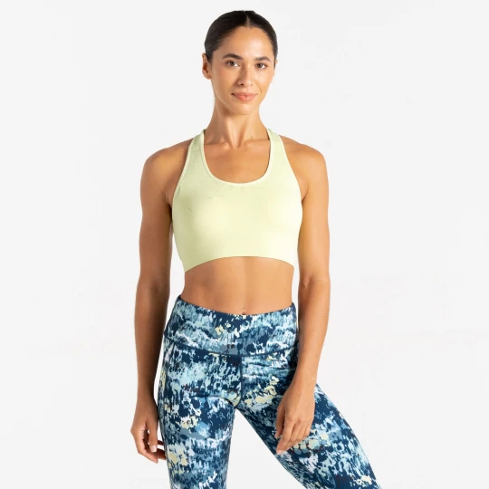 Zdjęcie produktu Dare 2b Biustonosz sportowy damski szybkoschnący Don't Sweat It III Zielony