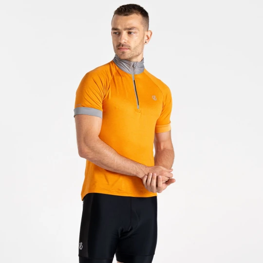 Zdjęcie produktu Dare 2b Koszulka rowerowa męska szybkoschnąca Pedal It Out II Pomarańczowy