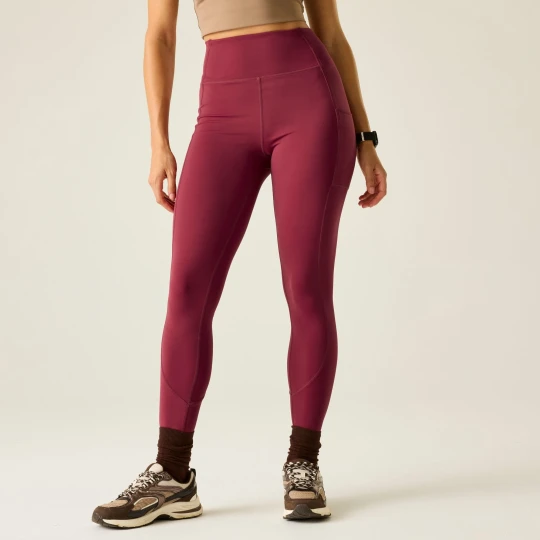 Zdjęcie produktu Dare 2b Legginsy sportowe damskie szybkoschnące Power Czerwony