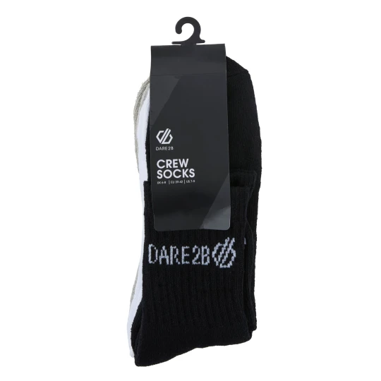 Zdjęcie produktu Dare 2b Skarpety unisex Crew 3-pak Czarny