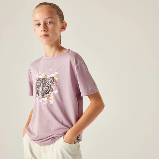 Zdjęcie produktu Dare 2b Koszulka dziecięca szybkoschnąca Amusing Fioletowy, Rozmiar: 164 cm