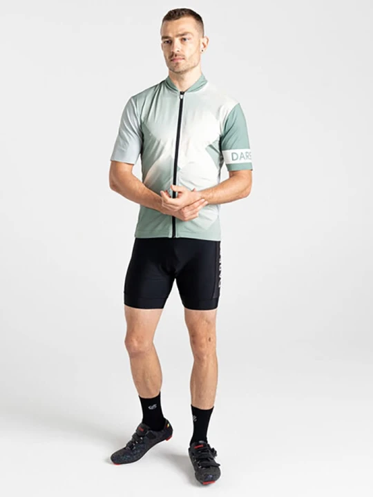 Zdjęcie produktu Dare 2b Koszulka kolarska "Pedal II" w kolorze zielono-białym rozmiar: XL