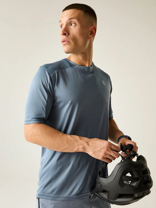 Zdjęcie produktu Dare 2b Koszulka kolarska "Trackstand Ace" w kolorze szaroniebieskim rozmiar: M