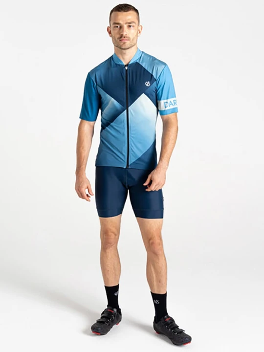 Zdjęcie produktu Dare 2b Koszulka kolarska "Trackstand II" w kolorze błękitno-niebieskim rozmiar: XL