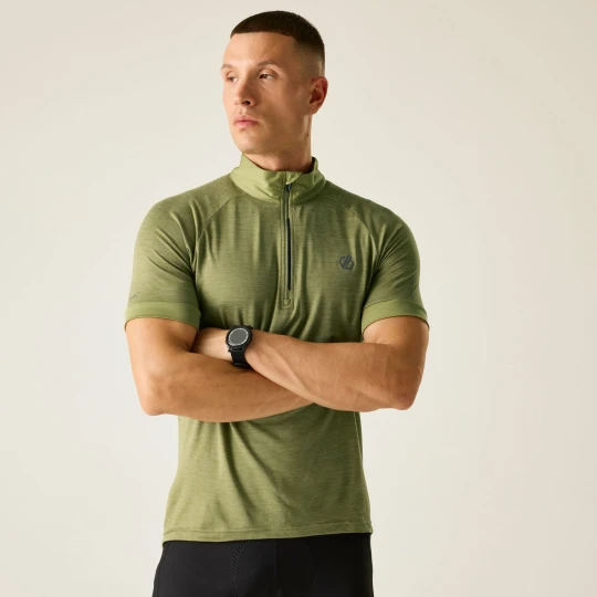 Zdjęcie produktu Dare 2b Koszulka rowerowa męska szybkoschnąca Pedal It Out II Zielony