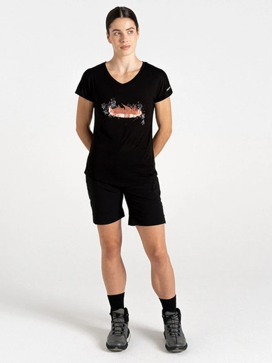 Zdjęcie produktu Dare 2b Koszulka sportowa "Serene Tee" w kolorze czarnym rozmiar: 36