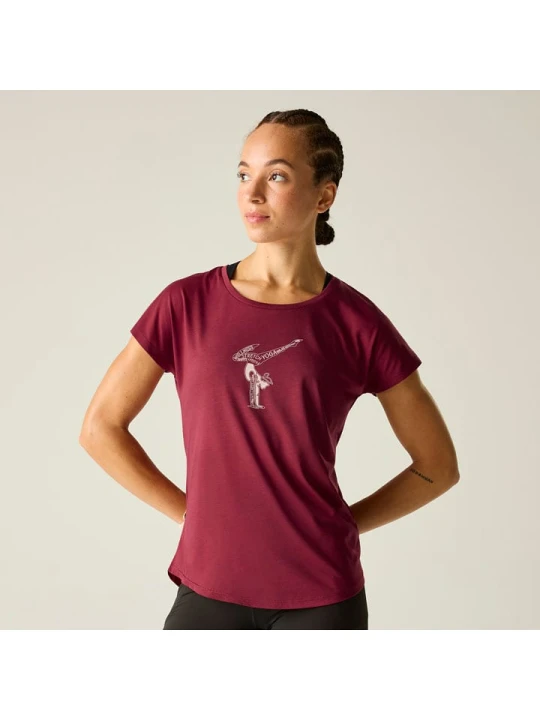 Zdjęcie produktu Dare 2b Koszulka sportowa "Serenity" w kolorze czerwonym rozmiar: 38