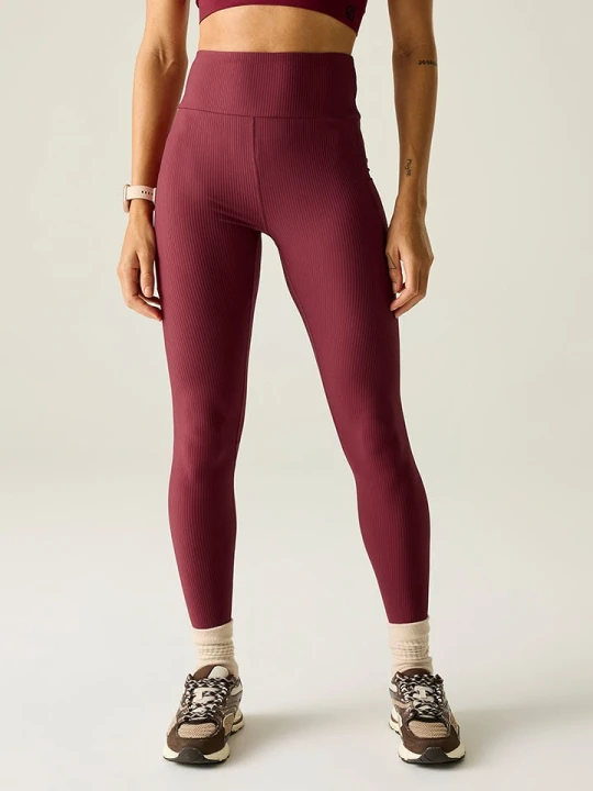 Zdjęcie produktu Dare 2b Legginsy funkcyjne "Hustle" w kolorze bordowym rozmiar: 42