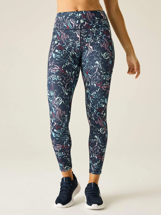 Zdjęcie produktu Dare 2b Legginsy funkcyjne "Influential III" w kolorze granatowym rozmiar: 38