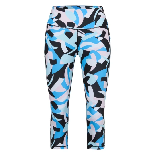 Zdjęcie produktu Dare 2b Legginsy sportowe damskie 3/4 szybkoschnące Influential II Niebieski