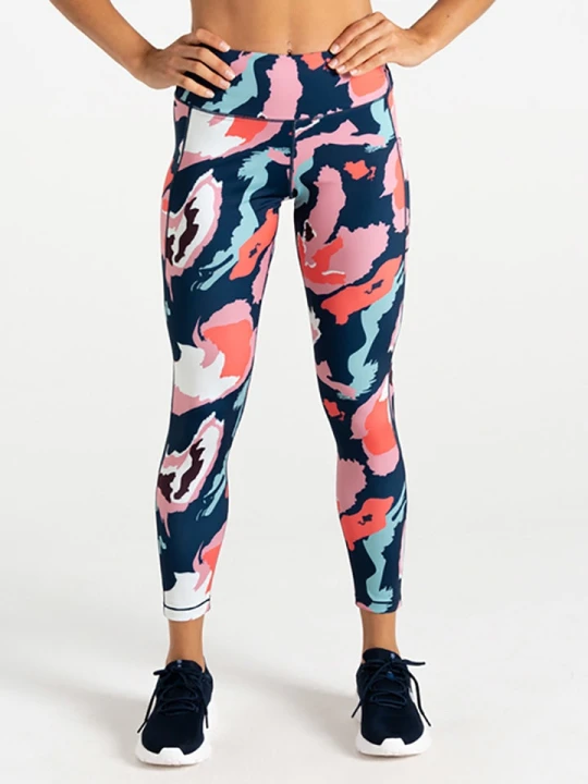 Zdjęcie produktu Dare 2b Legginsy sportowe "Influential II" ze wzorem rozmiar: 44