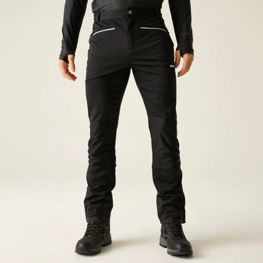 Zdjęcie produktu Dare 2b Męskie spodnie trekkingowe softshell Appended II Czarny