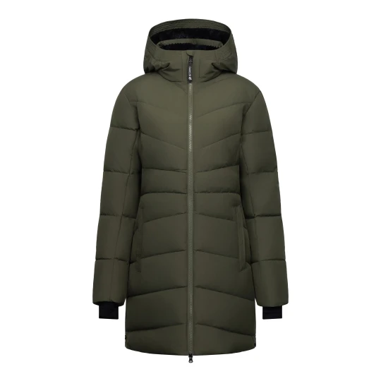 Zdjęcie produktu Dare 2b Płaszcz zimowy damski ocieplany Glacier Longline Zielony
