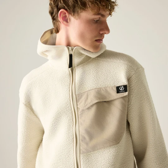 Zdjęcie produktu Dare 2b Polar męski rozsuwany Firn Hooded Borg Biały