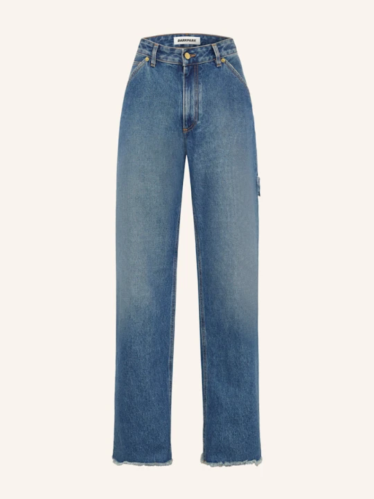 Zdjęcie produktu Darkpark Jeansy Straight Lara blau W053 MEDIUM WASH