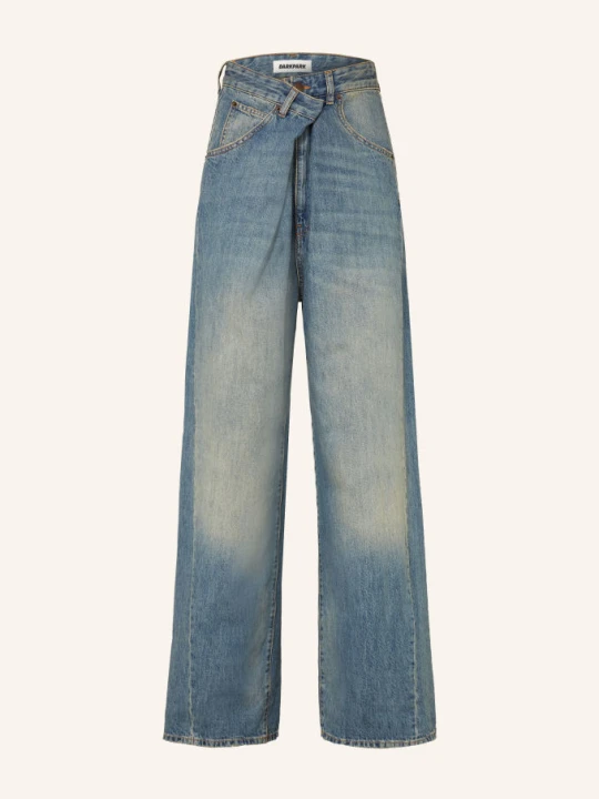 Zdjęcie produktu Darkpark Jeansy Wide Leg Ines blau W055 SAND WASH