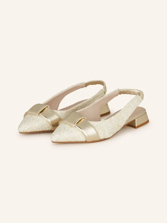 Zdjęcie produktu Darling Harbour Baleriny Z Odkrytą Piętą beige