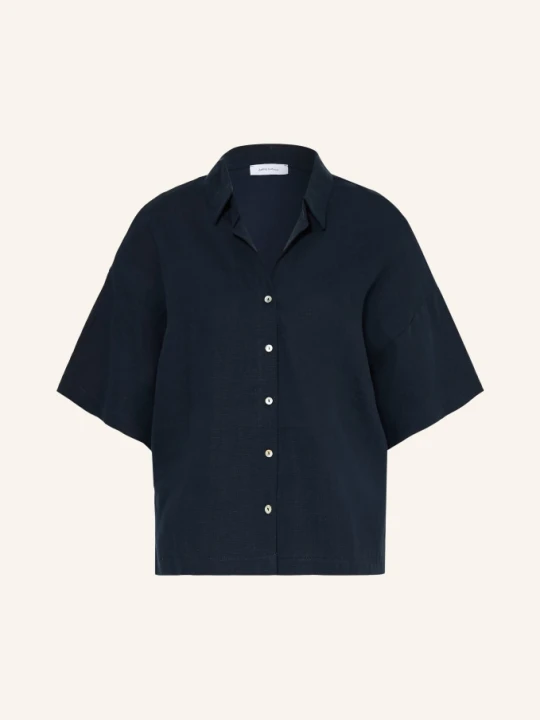 Zdjęcie produktu Darling Harbour Bluzka Koszulowa Z Mieszanki Materiałów Z Dodatkiem Lnu blau NAVY