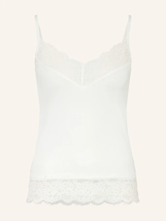 Zdjęcie produktu Darling Harbour Bluzka Z Dzianiny Dżersejowej Z Koronką weiss OFFWHITE
