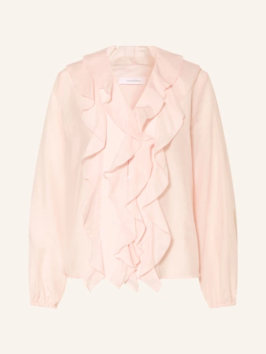 Zdjęcie produktu Darling Harbour Bluzka Z Falbanami rosa ROSE
