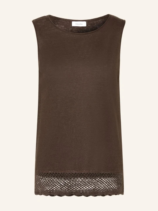 Zdjęcie produktu Darling Harbour Bluzka Z Lnu braun DARK BROWN