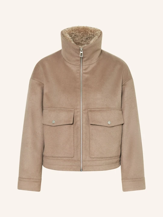 Zdjęcie produktu Darling Harbour Bluzon Z Pluszowym Materiałem beige