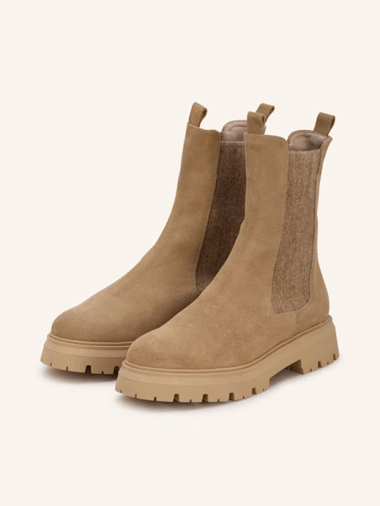 Zdjęcie produktu Darling Harbour Botki Chelsea beige