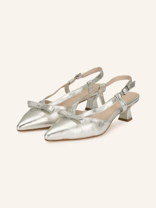 Zdjęcie produktu Darling Harbour Czółenka Typu Slingback gold SREBRNY