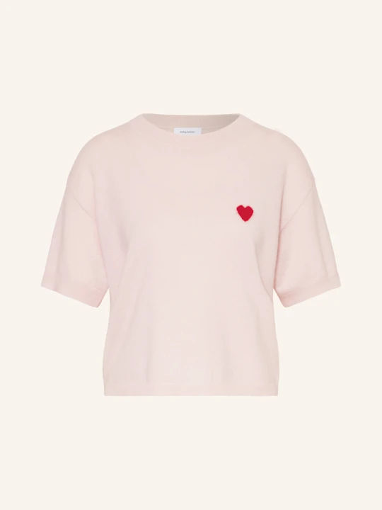 Zdjęcie produktu Darling Harbour Dzianinowa Koszulka Z Kaszmiru rosa różowy