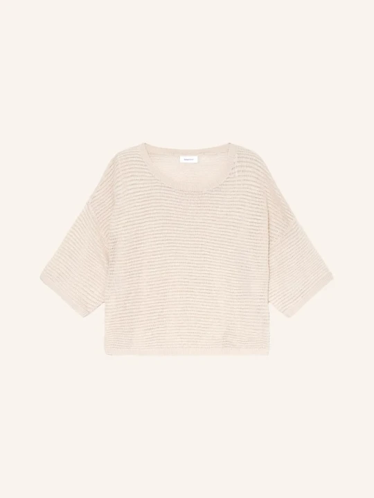 Zdjęcie produktu Darling Harbour Dzianinowa Koszulka Z Lnu beige