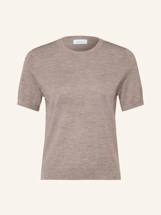 Zdjęcie produktu Darling Harbour Dzianinowa Koszulka Z Wełny Merynosowej beige