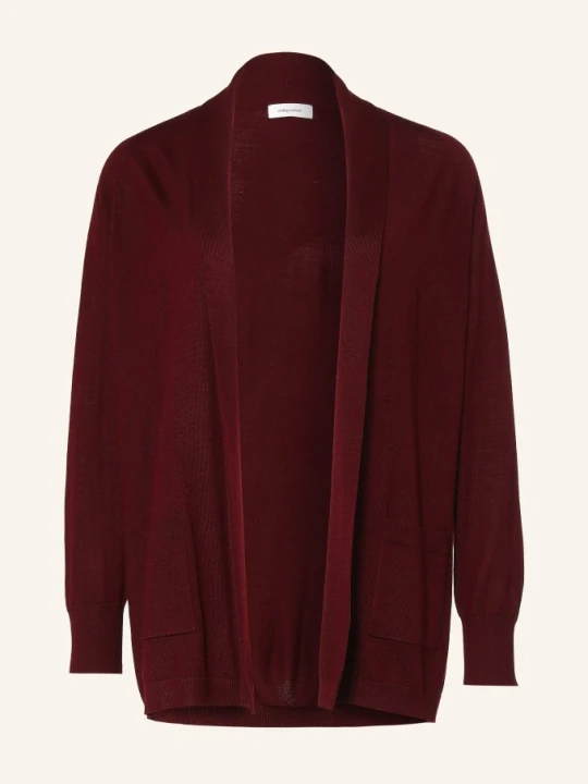 Zdjęcie produktu Darling Harbour Dzianinowa Narzutka Z Wełny Merynosowej rot BURGUNDY