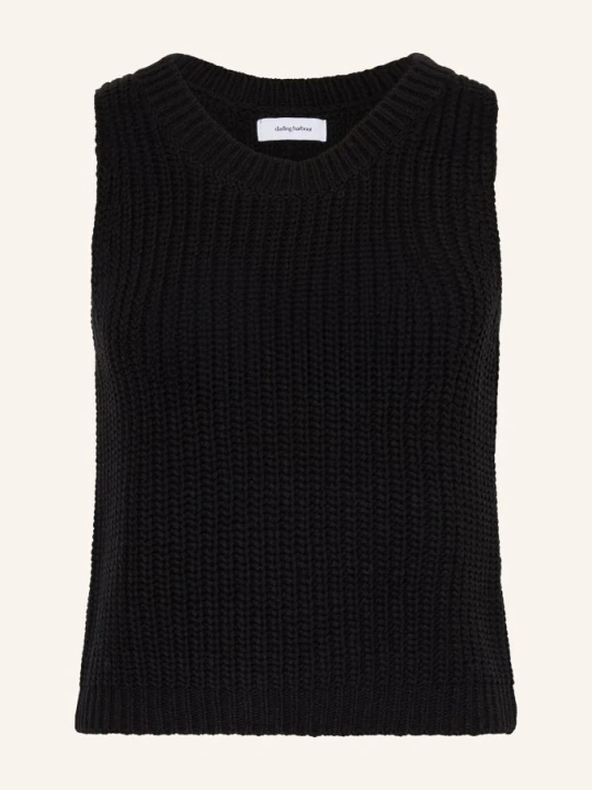 Zdjęcie produktu Darling Harbour Dzianinowy Top schwarz czarny