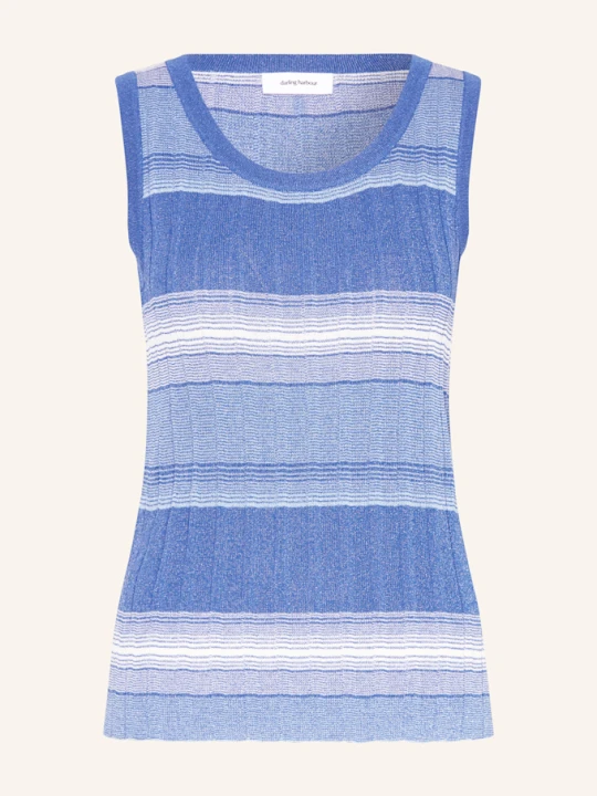 Zdjęcie produktu Darling Harbour Dzianinowy Top Z Błyszczącą Przędzą blau