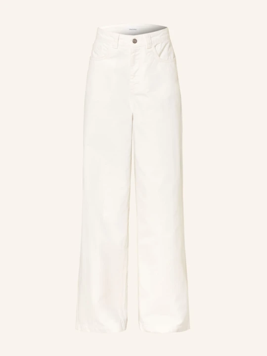 Zdjęcie produktu Darling Harbour Jeansy Wide Leg weiss OFFWHITE