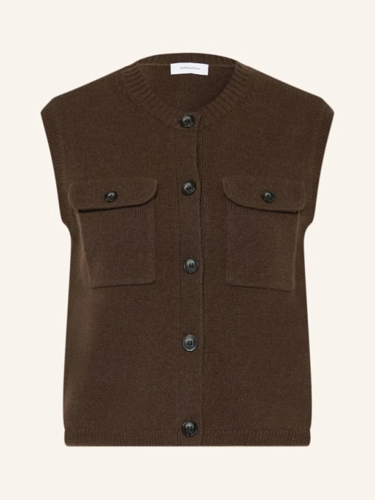 Zdjęcie produktu Darling Harbour Kamizelka Z Dzianiny Z Kaszmirem braun DARK BROWN