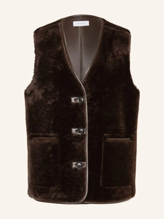 Zdjęcie produktu Darling Harbour Kamizelka Ze Sztucznego Futra braun DARK BROWN