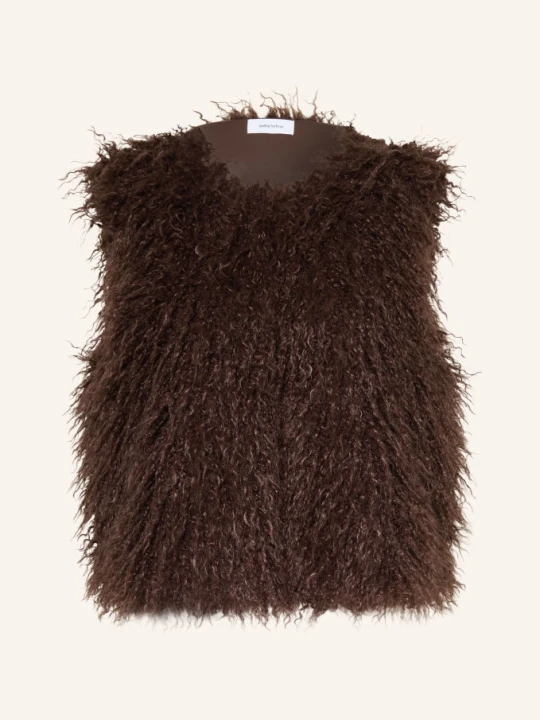Zdjęcie produktu Darling Harbour Kamizelka Ze Sztucznego Futra braun DARK BROWN