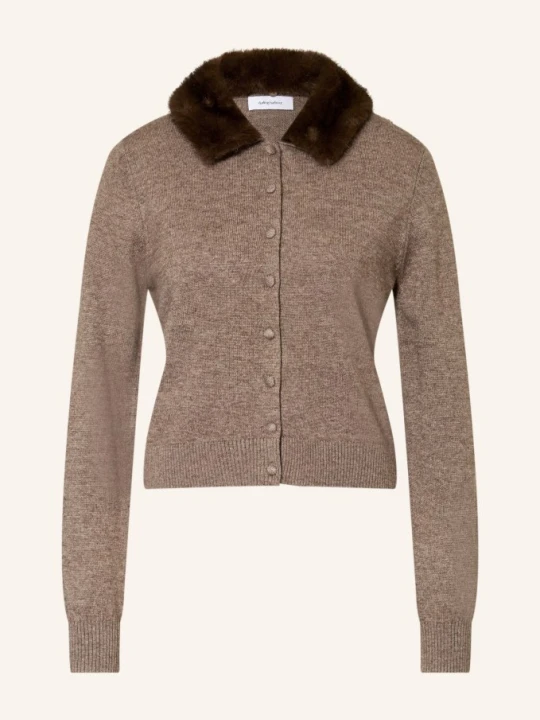Zdjęcie produktu Darling Harbour Kardigan Z Odpinanym Kołnierzem beige